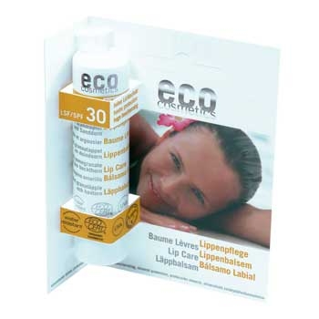 ECO Cosmetics Organik Sertifikalı Güneşe Karşı Koruyucu Dudak Balmı